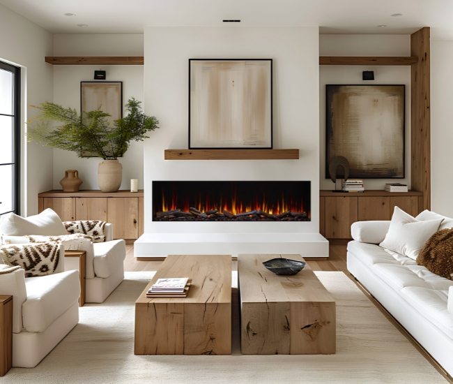 SimpliFire 78-inch Triton Linear Electric Fireplace