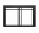 SimpliFire 35-inch Operable Mission Door Front for 35-inch Electric Insert