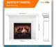 SimpliFire Wescott Mantel Kit for Inception Electric Fireplace