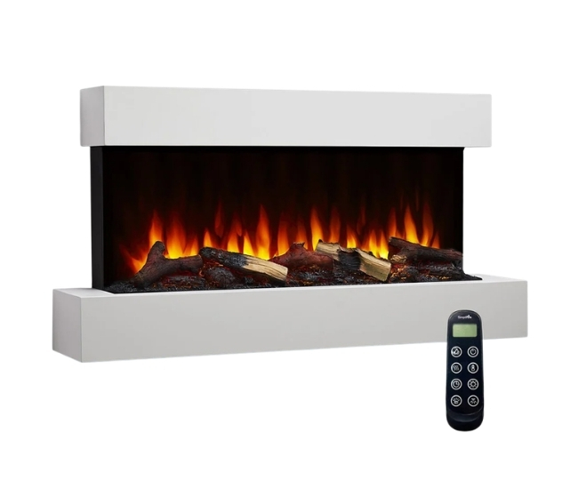 SimpliFire 43-inch Floating Mantel Kit for 36-inch Format Wall Mount Electric Fireplace