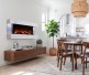 SimpliFire 50-inch Floating Mantel Kit for 36-inch Format Wall Mount Electric Fireplace
