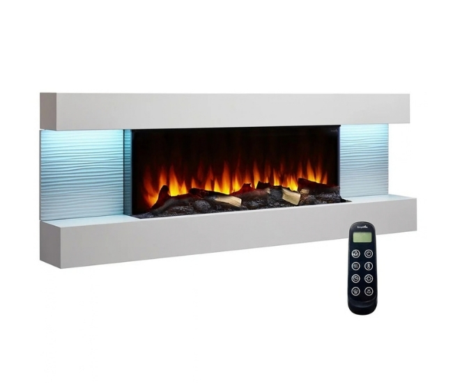 SimpliFire 60-inch Floating Mantel Kit for 36-inch Format Wall Mount Electric Fireplace