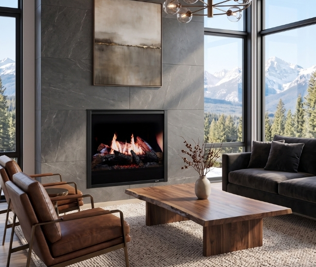 SimpliFire Folio Front for Inception Electric Fireplace