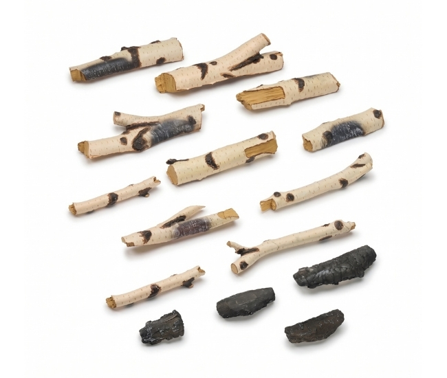 SimpliFire ShadowGlo High Definition Natural Birch Log Set