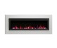 SimpliFire Mantel Kit in White for 60-inch Allusion Slim Electric Fireplace