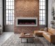 SimpliFire Mantel Kit in White for 60-inch Allusion Slim Electric Fireplace