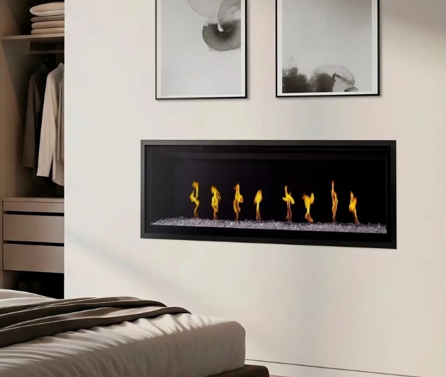 SimpliFire 60-inch Allusion Edge Linear Electric Fireplace
