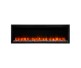 SimpliFire 60-inch Allusion Platinum Recessed Linear Electric Fireplace