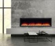 SimpliFire 72-inch Allusion Platinum Recessed Linear Electric Fireplace