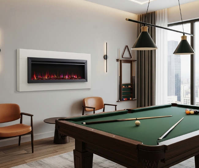 SimpliFire 60-inch Allusion Slim Linear Electric Fireplace
