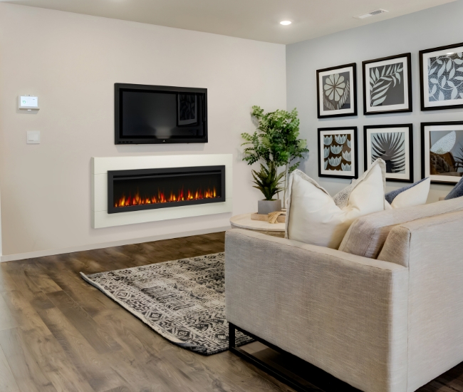 SimpliFire 60-inch Allusion Slim Linear Electric Fireplace
