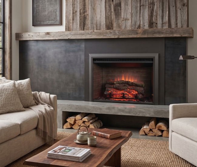 SimpliFire 32-inch Electric Fireplace Insert