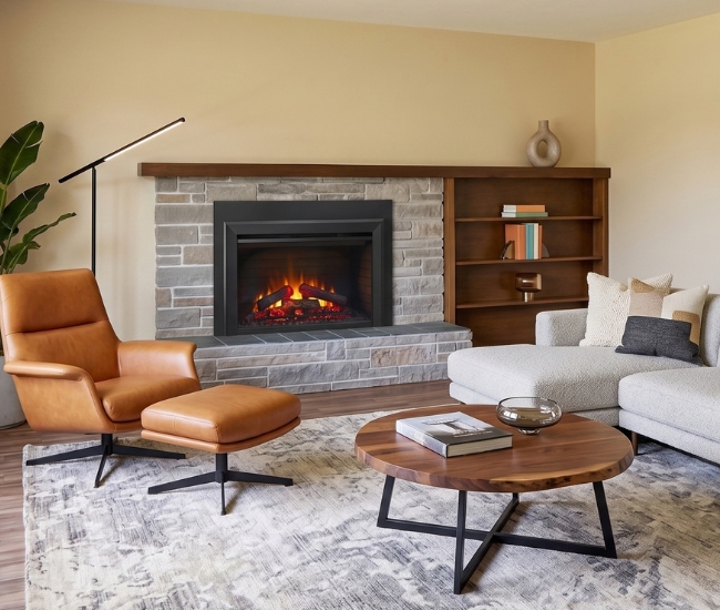 SimpliFire 35-inch Electric Fireplace Insert