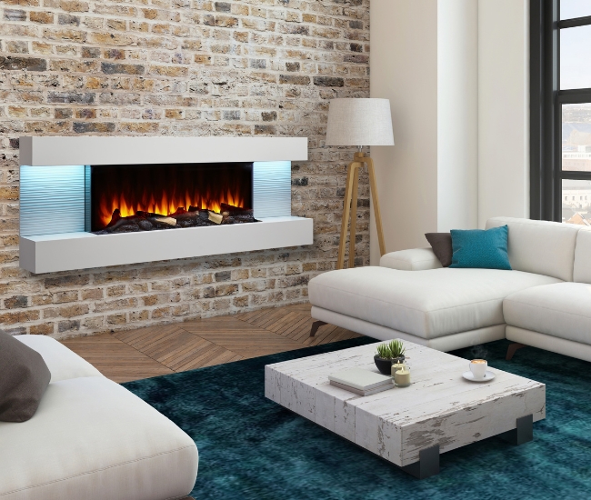 SimpliFire 36-inch Format Wall-Mounted Linear Fireplace