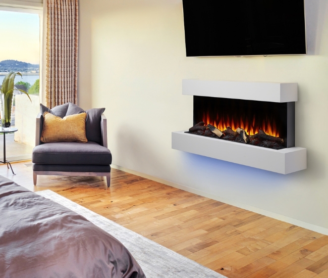 SimpliFire 36-inch Format Wall-Mounted Linear Fireplace