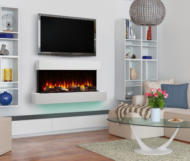SimpliFire 36-inch Format Wall-Mounted Linear Fireplace