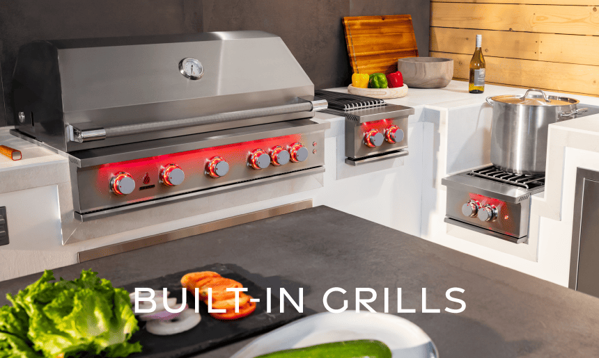 true flame built-in grills
