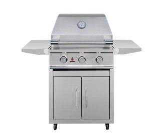 TrueFlame E Series 25-inch Portable Gas Grill | 3-Burner