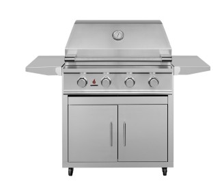 TrueFlame E Series 32-inch Portable Gas Grill | 4-Burner