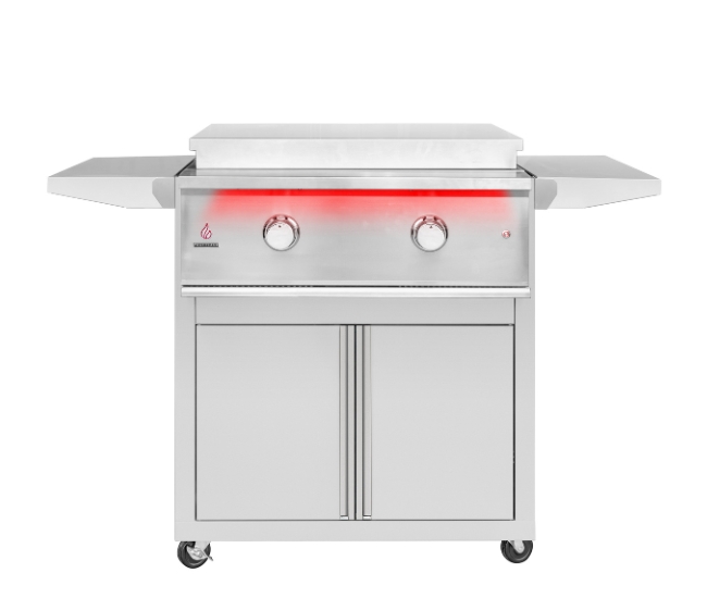 TrueFlame 30-inch Portable Griddle Grill | 2-burner