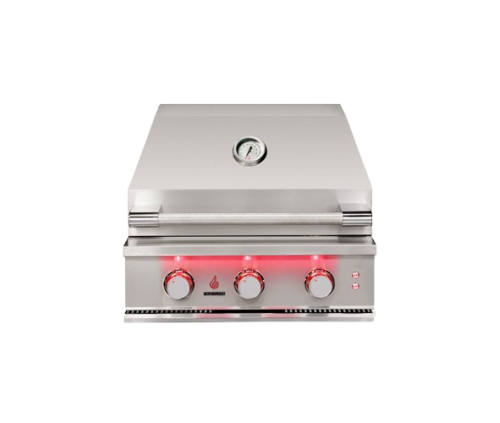 TrueFlame 25-inch Built-In Gas Grill | 3-Burner