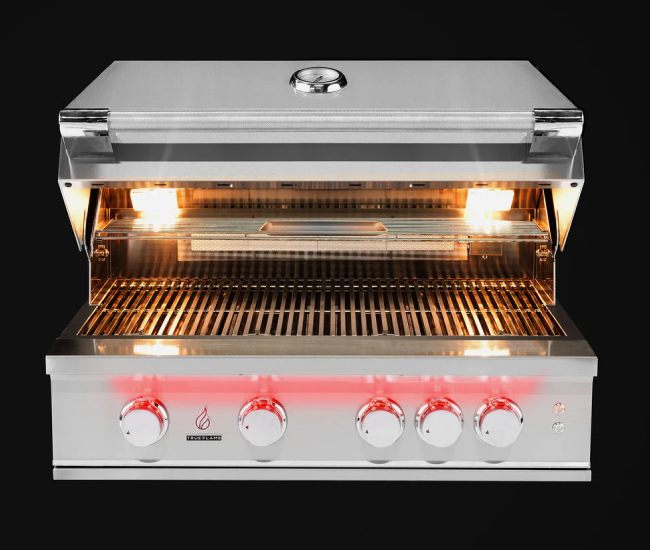 True Flame 32-inch Built-In Gas Grill | 4-Burner