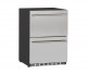 True Flame 24-inch 5.3C 2-Drawer Outdoor Rated Deluxe Refrigerator