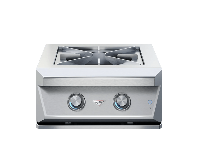 Twin Eagles 24-Inch Power Burner with Reversible Grate & Stainless Steel Cover