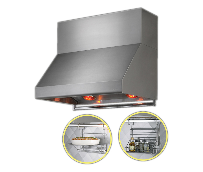 Vent-A-Hood Accessory Rail for 36-Inch BBQ Extension Kit