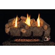 Real Fyre Meadow Oak See-Thru Gas Log Set