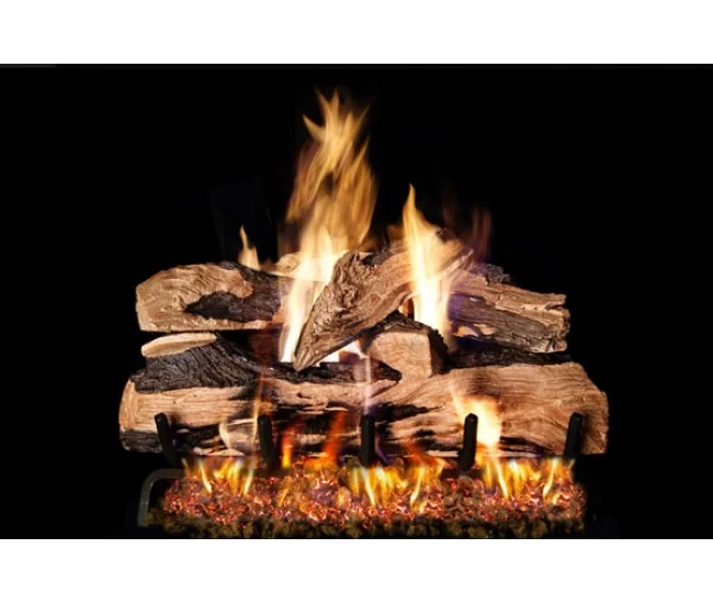 Real Fyre Split Oak Designer Plus Listed Gas Log Set Real Fyre Split Oak Designer Plus Listed Gas Log Set