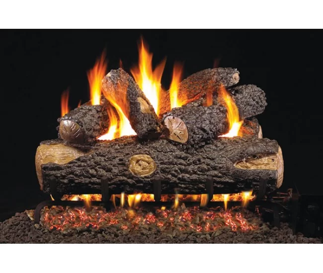 Real Fyre Woodland Oak ANSI Gas Log Set Real Fyre Woodland Oak ANSI Gas Log Set