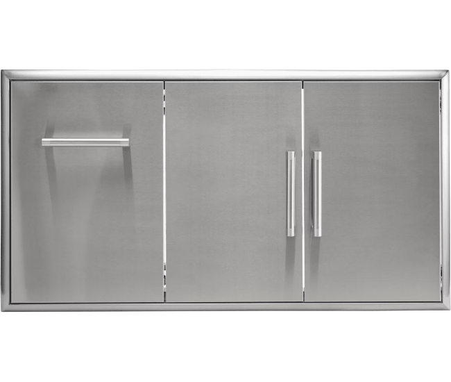 Coyote 45-inch Double Access Doors With Roll Out Trash
