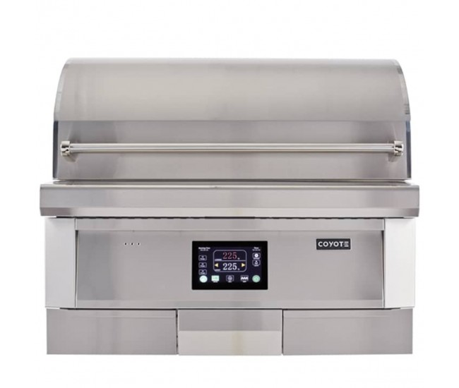 Coyote 28-Inch Built-In Pellet Grill Coyote 28-Inch Built-In Pellet Grill