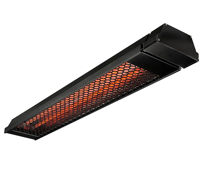 Heatstrip Max DC Commercial 4000W Black Electric Radiant Heater