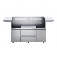 Twin Eagles 54-inch Soft Closing Grill Cart with Storage Drawers and Door