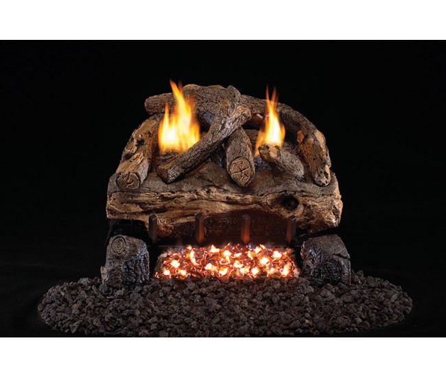 Real Fyre Evening Fyre Split See-Thru Gas Log Set