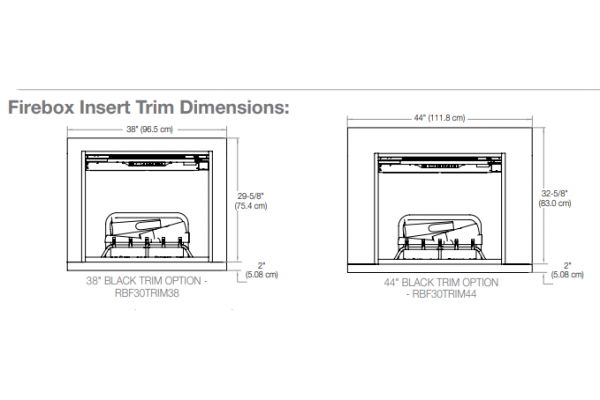 Dimplex Revillusion 44-inch Installation Trim