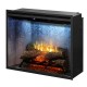 Dimplex Revillusion 30-inch Built-In Firebox with Glass Pane and Plug Kit, Weathered Concrete (RBF30WCG)