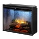 Dimplex Revillusion 30-inch Built-in Firebox with Glass Pane and Plug Kit, Weathered Concrete (RBF30WCG)