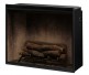 Dimplex Revillusion 36-inch Portrait Built-In Firebox with Glass Pane and Plug Kit, Weathered Concrete (RBF36PWCG)