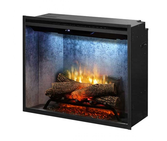 Dimplex Revillusion 42-inch Built-In Firebox with Glass Pane and Plug Kit, Weathered Concrete (RBF42WCG) Dimplex Revillusion 42-inch Built-In Firebox with Glass Pane and Plug Kit, Weathered Concrete (RBF42WCG)