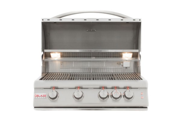 Blaze 32-inch 4 Burner Portable LTE Gas Grill with Rear Burner and Lighting System Blaze 32-inch 4 Burner Portable LTE Gas Grill with Rear Burner and Lighting System