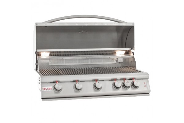 Blaze 40-inch 5 Burner Built-In LTE Gas Grill with Rear Burner and Lighting System Blaze 40-inch 5 Burner Built-In LTE Gas Grill with Rear Burner and Lighting System