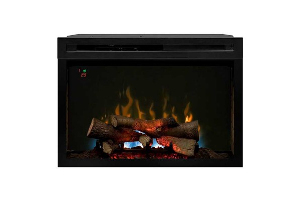Dimplex 33" Multi-Fire XD Electric Firebox with Realogs Dimplex 33" Multi-Fire XD Electric Firebox with Realogs