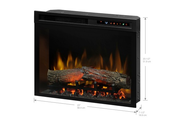 Dimplex Multi-Fire XHD 23-inch Plug-in Electric Firebox with ReaLogs Dimplex Multi-Fire XHD 23-inch Plug-in Electric Firebox with ReaLogs
