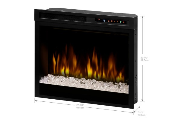 Dimplex Multi-Fire XHD 28-inch Plug-in Electric Firebox with Acrylic Ember Media Bed Dimplex Multi-Fire XHD 28-inch Plug-in Electric Firebox with Acrylic Ember Media Bed