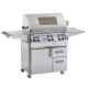 Fire Magic 30-inch Echelon Diamond E660s Portable Grill with Single Side Burner (Digital) Fire Magic 30-inch Echelon Diamond E660s Portable Grill with Single Side Burner (Digital)