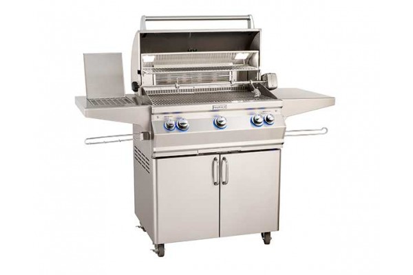 Fire Magic 30-inch Aurora A540s Portable Grill With Side Burner and Rotisserie Fire Magic 30-inch Aurora A540s Portable Grill With Side Burner and Rotisserie