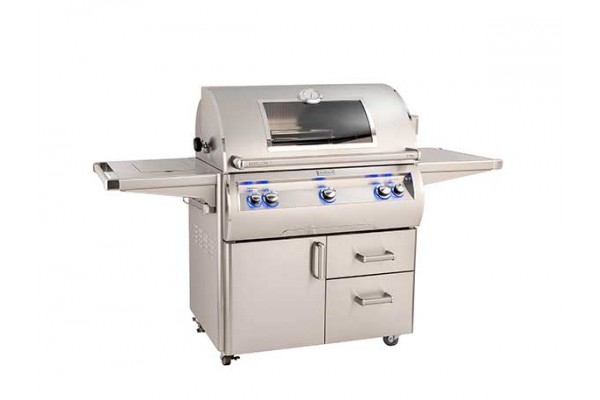 Fire Magic 36-inch Echelon Diamond E790s Portable Grill with Single Side Burner (Analog) Fire Magic 36-inch Echelon Diamond E790s Portable Grill with Single Side Burner (Analog)